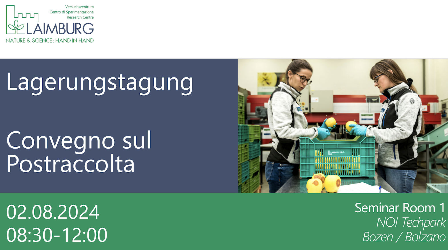 Convegno sul postraccolta 2024